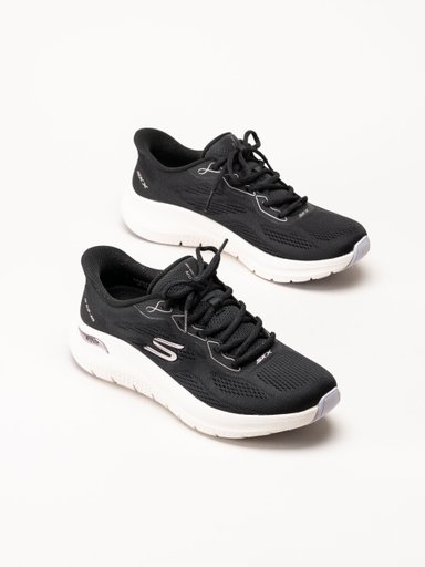 Skechers - Arch Fit 2.0 - Svarta slip-ins sneakers i mesh