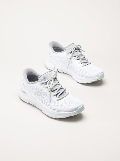 Skechers - Arch Fit 2.0 - Vita slip-ins sneakers i mesh