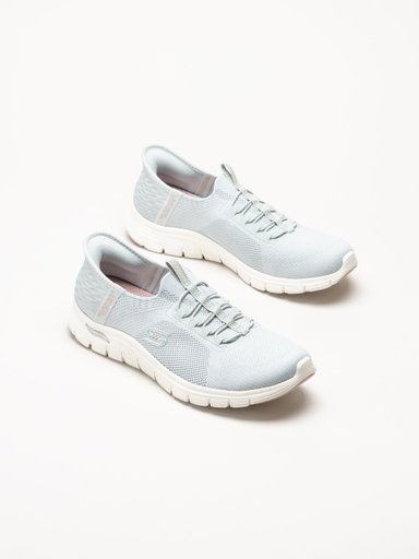 Skechers - Arch Fit Vista - Ljusgröna slip-ins sneakers