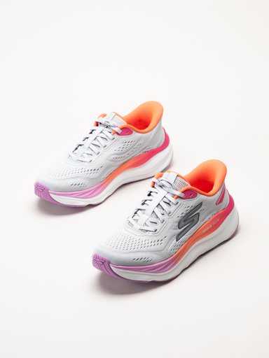 Skechers - Max Cushioning - Gråa slip ins sneakers