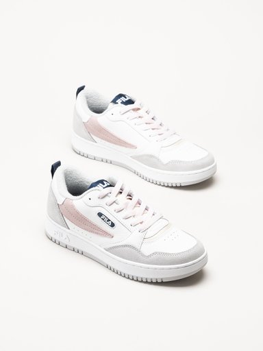 FILA - Riser L - Vita sneakers i skinn och mocka