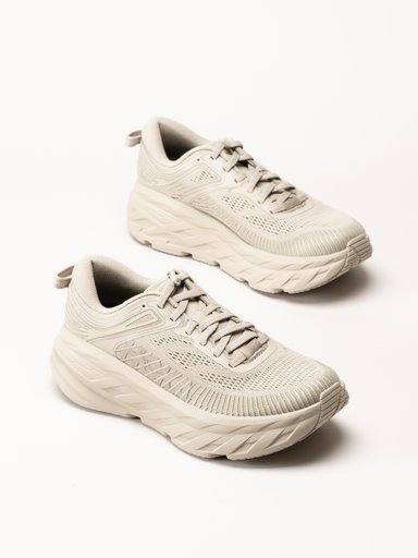 HOKA - Bondi 7 - Beige sportskor