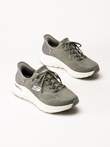 Skechers - Arch Fit 2.0 - Olivgröna sneakers