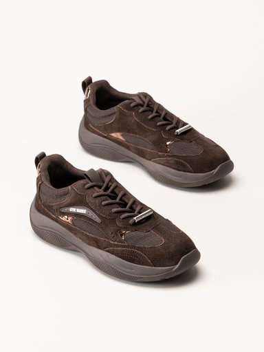 Sneaky Steve - Premio-E - Mörkbruna sneakers