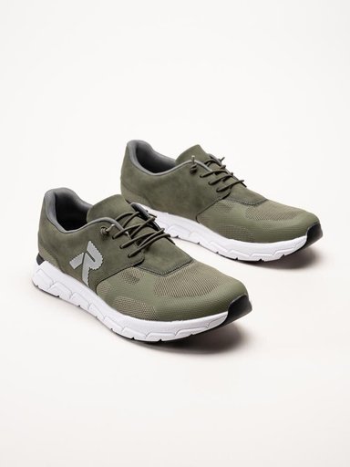 Rieker - Gröna sportskor i textil