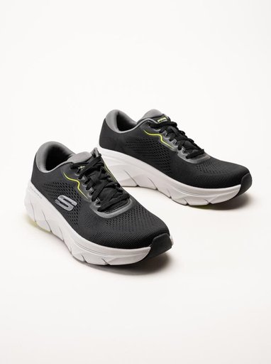 Skechers - DLux Walker 2.0 - Swave - Svarta sneakers i textil