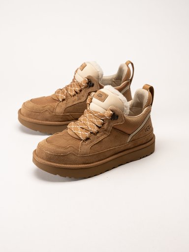 UGG - M Lowmel - Ljusbruna ullfodrade sneakers