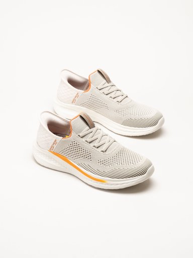 Skechers - Relaxed Fit - Beige slip-ins sneakers