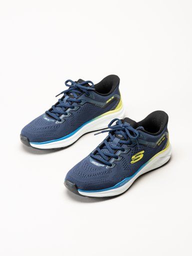 Skechers - Equalizer 6.0 - Marinblå slip ins sneakers i mesh