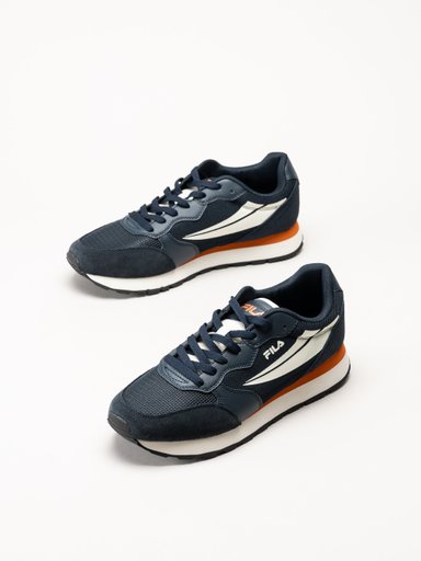 FILA - Hypert - Marinblå sneakers i textil