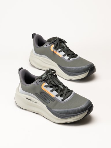 Skechers - Max Run Vorteza - Gröna sneakers