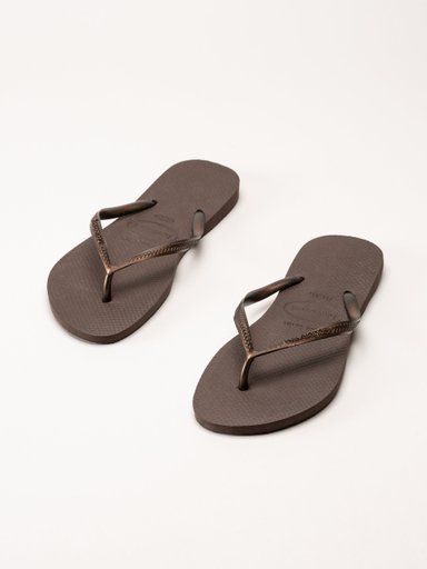 Havaianas - Slim - Mörkbruna flip-flops