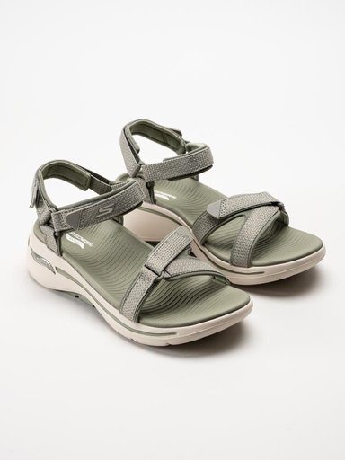 Skechers - GoWalk Arch Fit Sandal - Gröna sportiga remsandaler