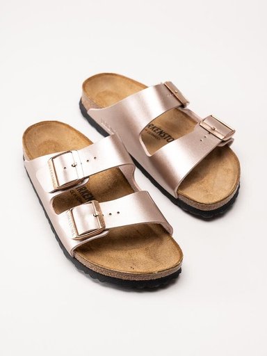 Birkenstock - Arizona Birko-Flor narrow - Roséfärgade slip in sandaler