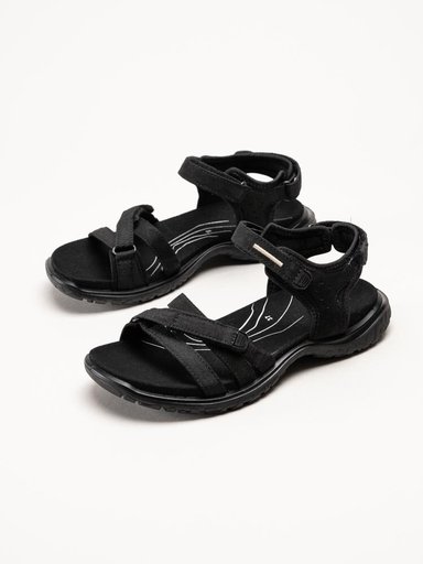 Ecco - Offroad Yucatan Slim Le - Svarta sportiga sandaler