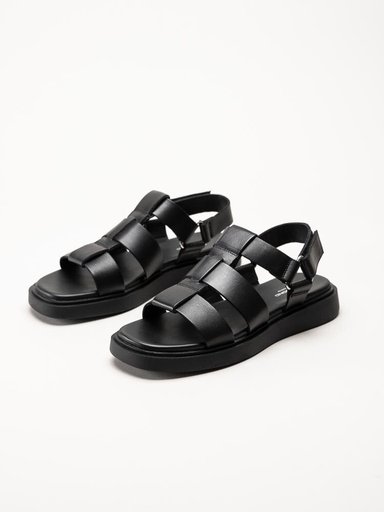 Vagabond - Connie - Svarta sandaler i skinn
