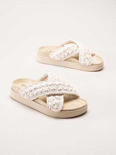Exani - Leona - Vita slip in tofflor