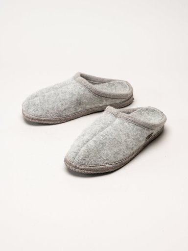 Ulle - Ulle Original - Grå slip in ulltofflor
