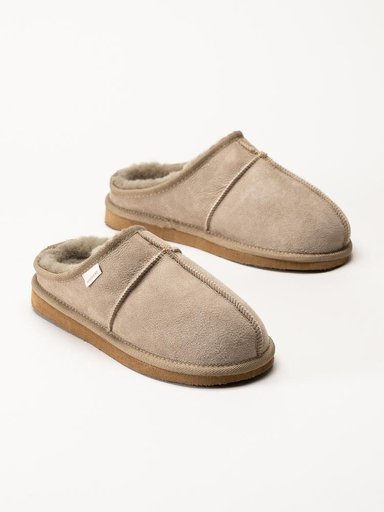 Shepherd - Bobo - Grå slip in tofflor i mocka