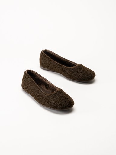 Hush Puppies - Women´s Leia - Mörkbruna ballerinatofflor