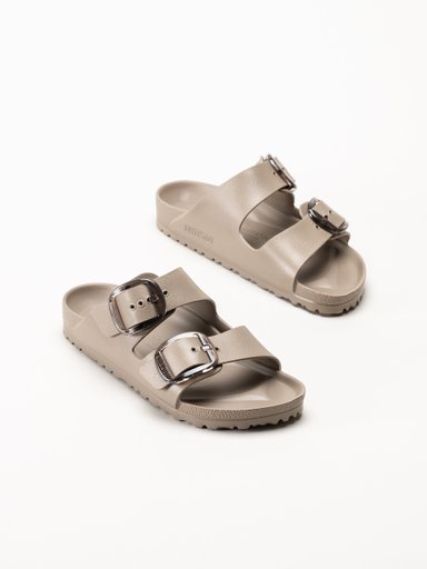 Birkenstock - Arizona Big Buckle - Bruna slip in sandaler med spännen