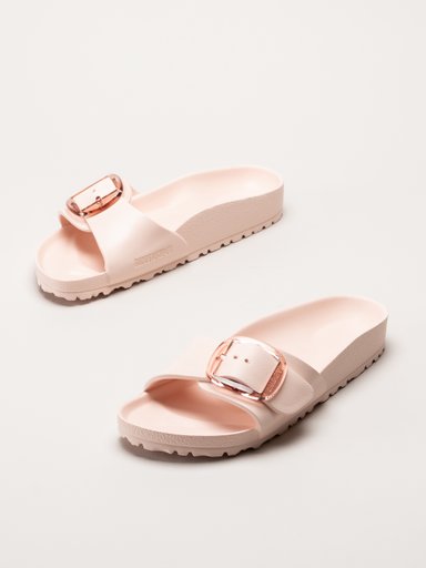 Birkenstock - Madrid Big Buckle - Ljusrosa slip in sandaler med spänne