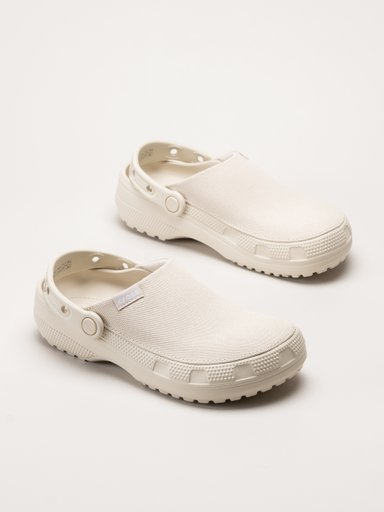 Crocs - Classic Crafted Clog - Ljusbeige slip in tofflor