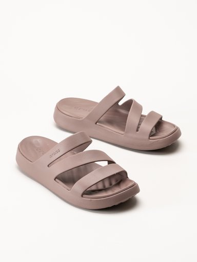 Crocs - Getaway Strappy - Bruna sandaler
