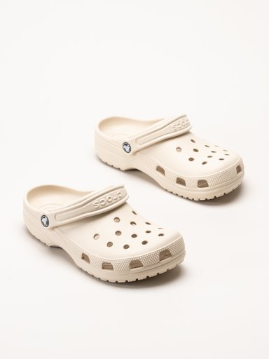 Crocs - Classic - Beige slip in tofflor