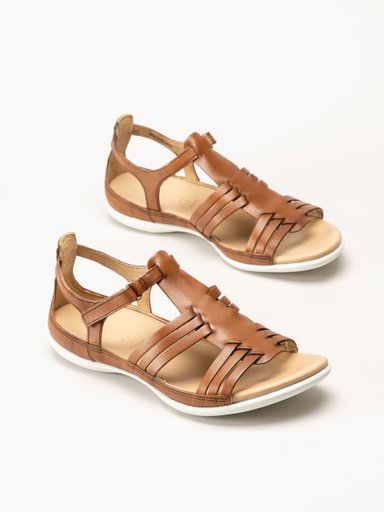 Ecco - Flash Roman - Bruna sandaler
