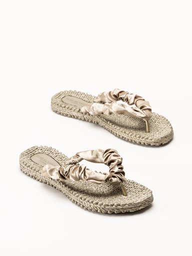 Ilse Jacobsen - Cheerful06 - Guldfärgade flip flops