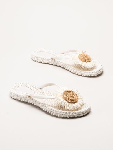 Ilse Jacobsen - Cheerful16F - Offwhite flip flops