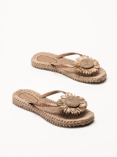 Ilse Jacobsen - Cheerful16F - Ljusbruna flip flops