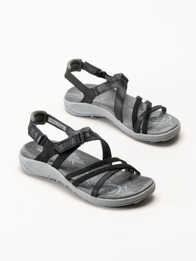 Merrell - Harbor Backstrap - Svarta sandaler