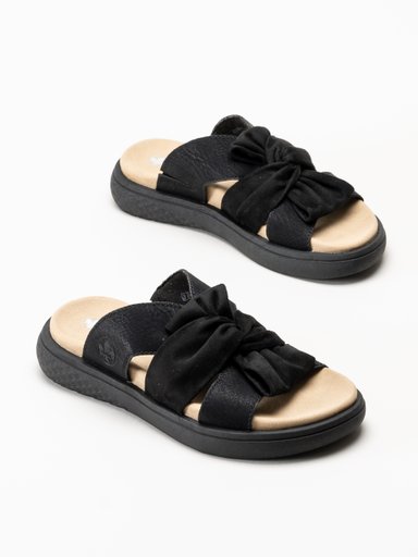 Rieker - Svarta slip in sandaler
