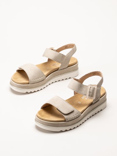 Remonte - Beige platåsandal