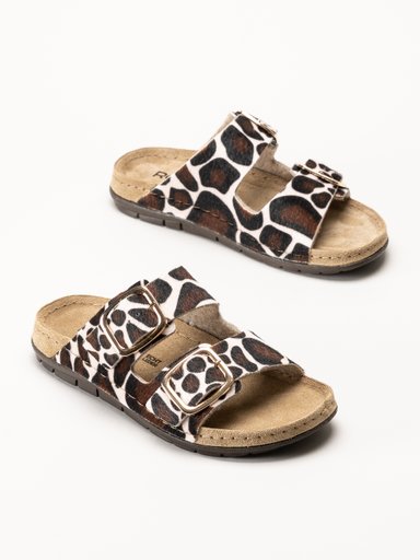 Rohde - Rodigo-D - Djurmönstrade slip in sandaler