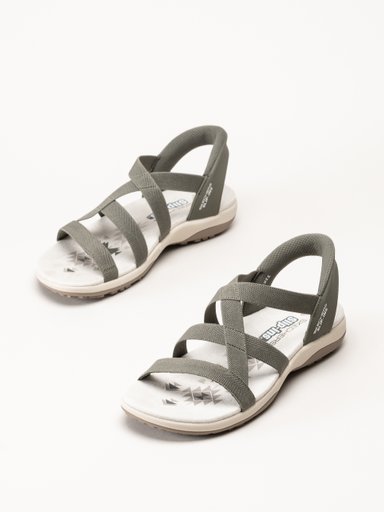 Skechers - Reggae Slim - Gröna sandaler