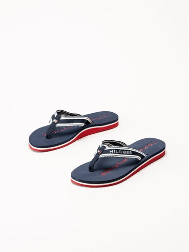 Tommy Hilfiger - Webbing Summer Sandal - Mörkblå flip flops