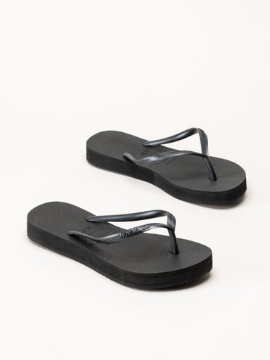 Havaianas - Slim Flatform - Svarta flip flops