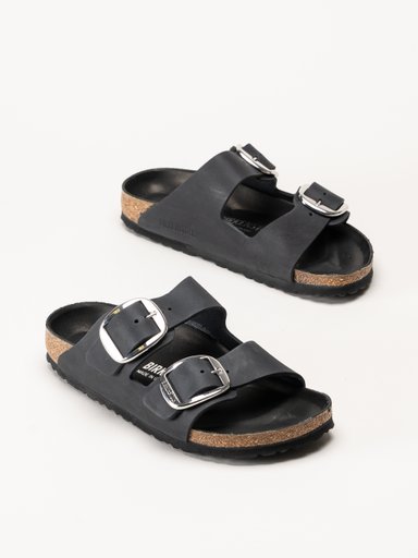 Birkenstock - Arizona Big Buckle - Svarta slip in sandaler