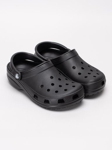 Crocs - Classic Clog - Svarta slip in tofflor
