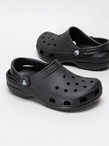 Crocs - Classic Clog - Svarta slip in tofflor
