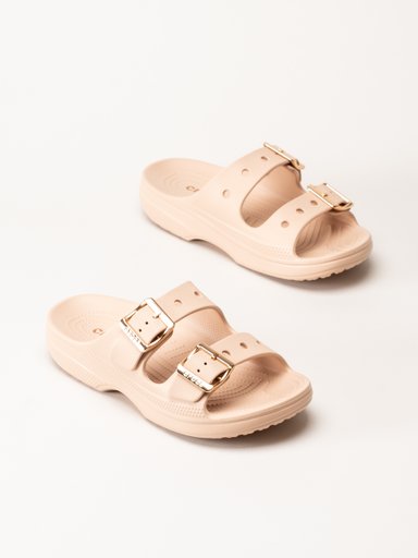 Crocs - Metallic Buckle - Ljusrosa sandaler