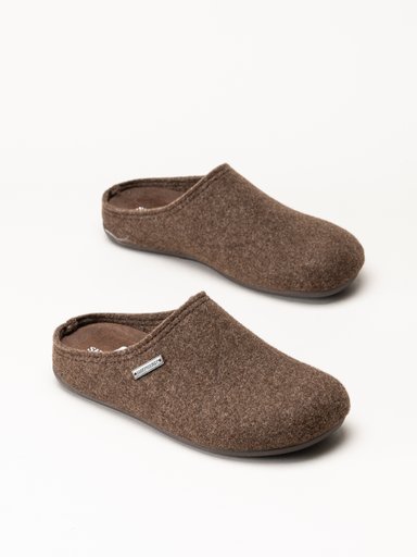 Shepherd - Cilla - Bruna slip in tofflor