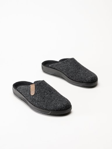 Rohde - Soltau-H - Mörkgrå slip in tofflor
