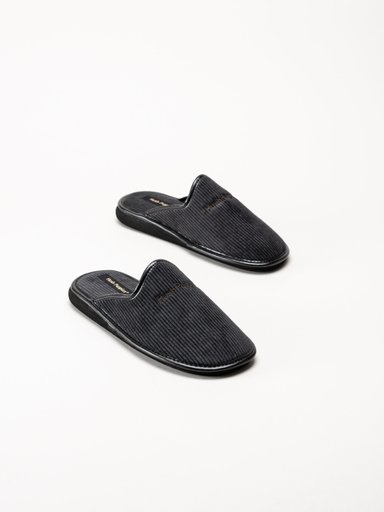 Hush Puppies - Men´s Blanes - Grå slip in tofflor