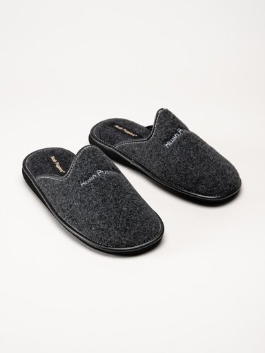 Hush Puppies - Men´s Manuel - Grå slip in tofflor i filt