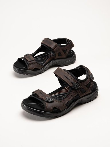 Ecco - Offroad Yucatan M - Mörkbruna sportiga sandaler