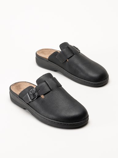 Rieker - Svarta tofflor